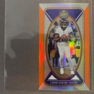 Lamar Jackson 2022 Panini Legacy Orange Mini  011/125 Baltimore Ravens